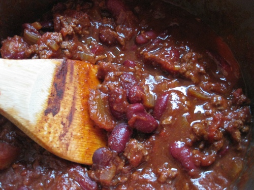 cooking chili